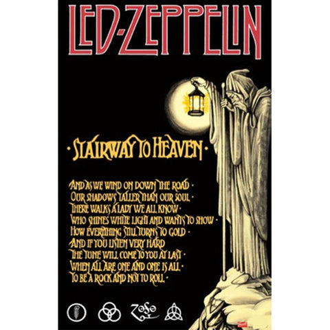 Led Zeppelin - Stairway to Heaven 24x36 Standard Wall Art Poster