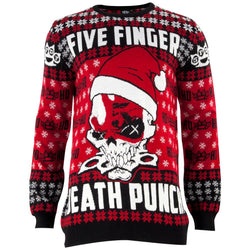 Five Finger Death Punch - Knucklehead Santa Ugly Christmas Adult Sweater