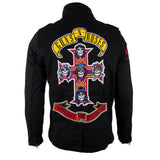 Guns N Roses - Cross Logo Adult Military Jacket