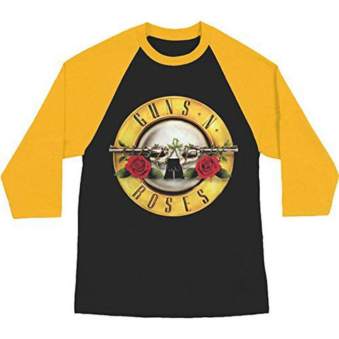 Guns N Roses - Bullet Logo Adult Raglan T-Shirt