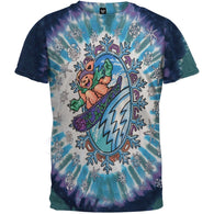 Grateful Dead - Snowboarding Bear Tie Dye T-Shirt