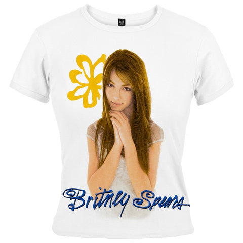 Britney Spears - Sweet Flower Juniors Half T-Shirt