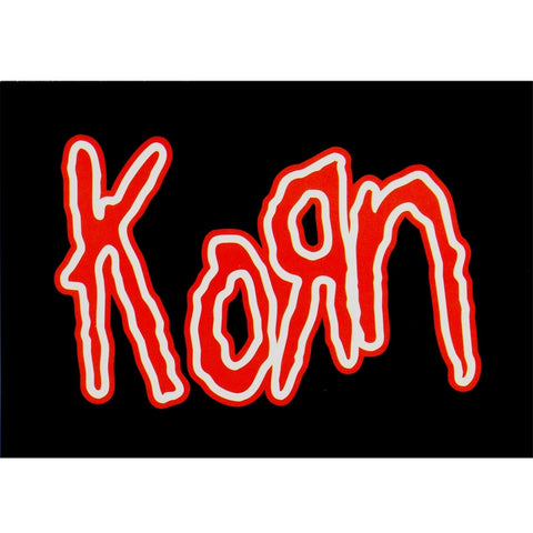 Korn - Red Logo Postcard