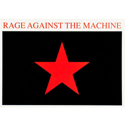 Rage Against The Machine - Star Postcard