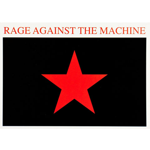 Rage Against The Machine - Star Postcard