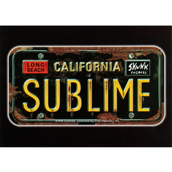Sublime - License Plate Postcard
