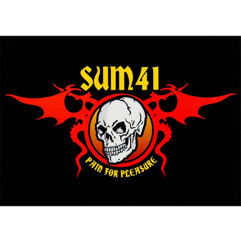 Sum 41 - Pain Skull Postcard