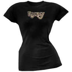 Rooney - Chrome Logo Fitted Juniors T-Shirt