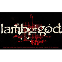 Lamb Of God - Palace Decal