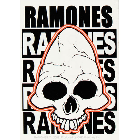 Ramones - Skull Decal