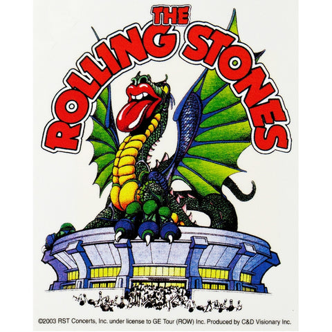 Rolling Stones - Dragon Stadium Decal