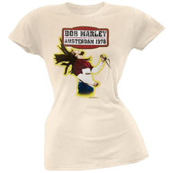 Bob Marley - Amsterdam Tan Juniors T-Shirt