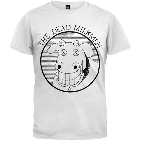 Dead Milkmen - Cow Logo White Adult T-Shirt