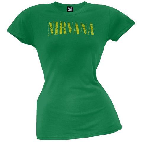 Nirvana - Scratch Juniors Tissue T-Shirt