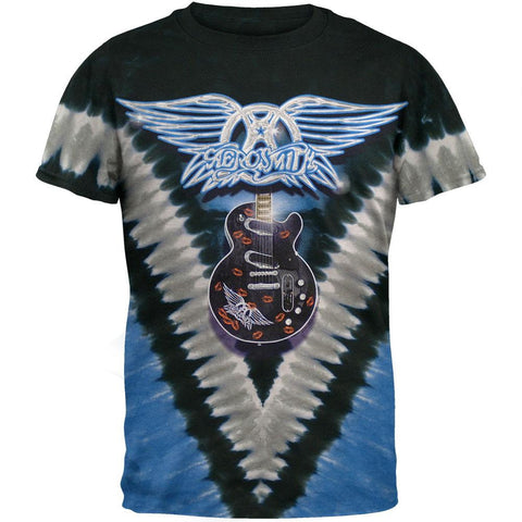 Aerosmith - Guitar Tie Dye T-Shirt