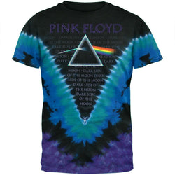 Pink Floyd - Dark Side V-Dye Black T-Shirt