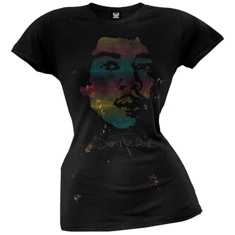 Jimi Hendrix - Rainbow Signature Juniors T-Shirt