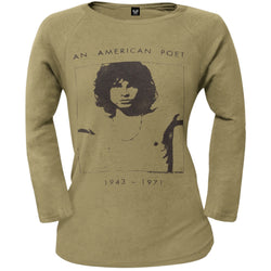 Jim Morrison - American Poet Juniors Thermal Long Sleeve T-Shirt