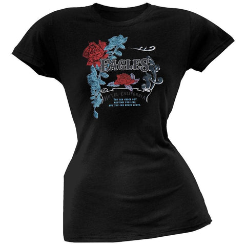 Eagles - Foil Rose Crest Juniors T-Shirt