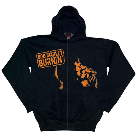 Bob Marley - Burnin Zip Up Lightweight Hoodie