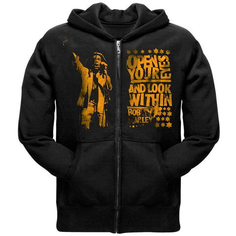 Bob Marley - Eyes Zip Up Hoodie