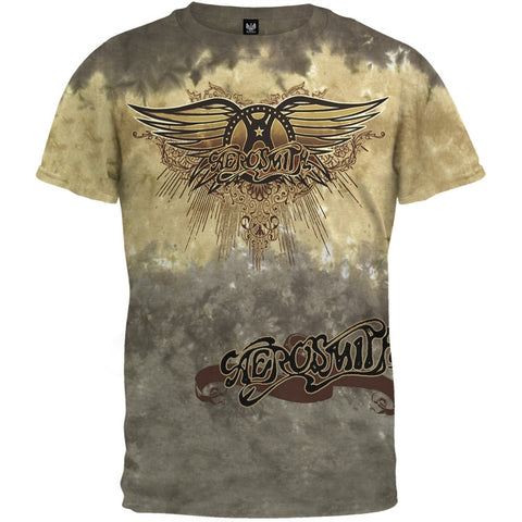 Aerosmith - Ray Logo Tie Dye T-Shirt