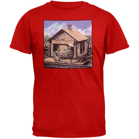 Grateful Dead - Terrapin Station Red Adult T-Shirt