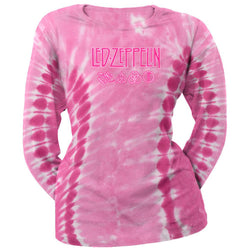 Led Zeppelin - Logo Tie Dye Juniors Long Sleeve T-Shirt