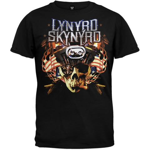 Lynyrd Skynyrd - Engine Skull T-Shirt