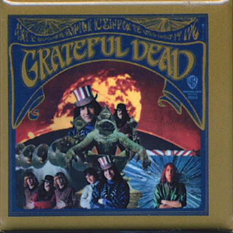 Grateful Dead - First Album Square Button