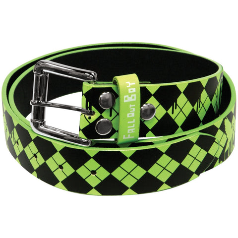 Fall Out Boy - Fallgyle Logo Leather Belt