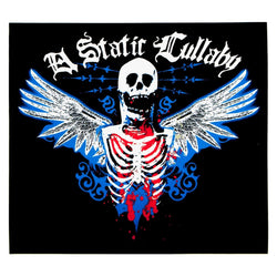 A Static Lullaby - Metal Skeleton Decal
