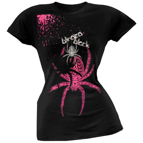 Blinded Black - Spider Juniors T-Shirt