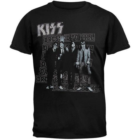 Kiss - Dressed To Kill Black T-Shirt