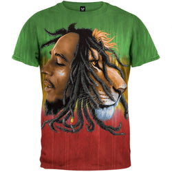 Bob Marley - Profiles Tie Dye T-Shirt