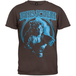 Janis Joplin - Janis All-Over Blue T-Shirt