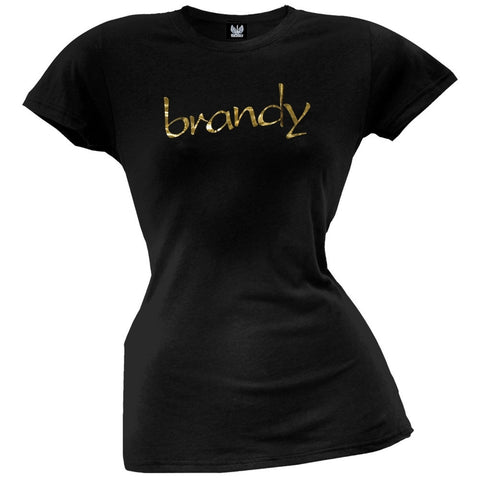 Brandy - Gold Logo Juniors T-Shirt