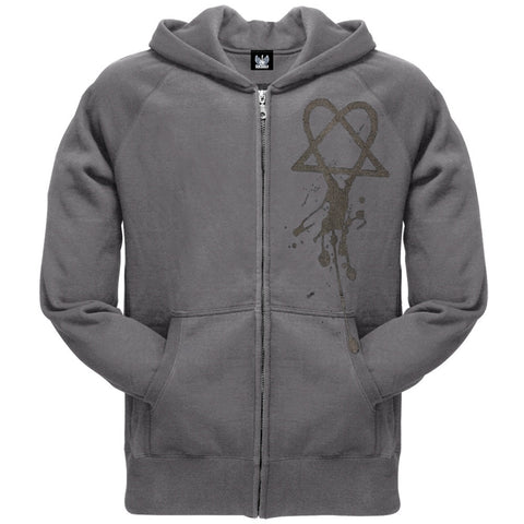 HIM - Dripping Logo Zip Hoodie