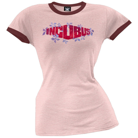 Incubus - Force Logo Juniors Ringer T-Shirt