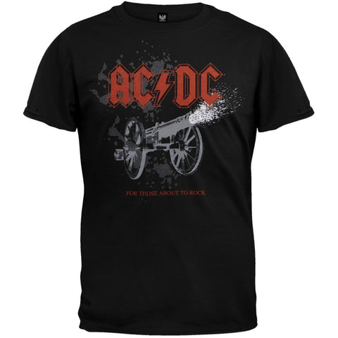 AC/DC - For Those About To Rock Bursting Cannon Soft T-Shirt