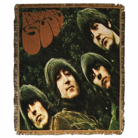 Beatles - Rubber Soul Throw Blanket