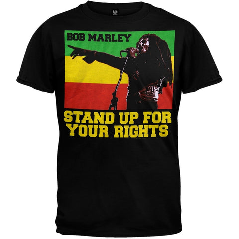 Bob Marley - Stand Up Black T-Shirt