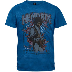 Jimi Hendrix - Flushing 1968 Tie Dye T-Shirt