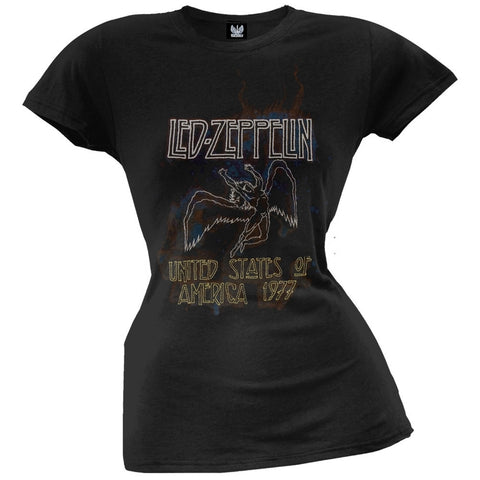 Led Zeppelin - U.S. '77 Premium Juniors T-Shirt