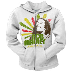 Bob Marley - Mellow Mood Juniors Zip Hoodie