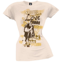 Bob Marley - Lyrics Juniors T-Shirt