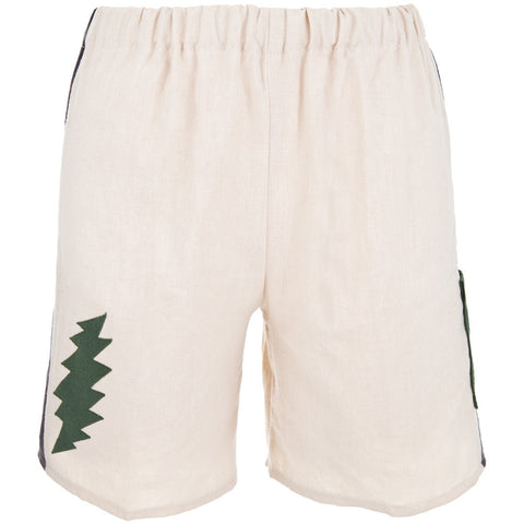 Grateful Dead - Lightning Bolt Natural Youth Shorts