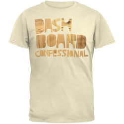 Dashboard Confessional - Wood Grain Soft T-Shirt