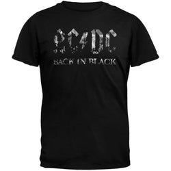 AC/DC - Back In Black Foil Logo T-Shirt