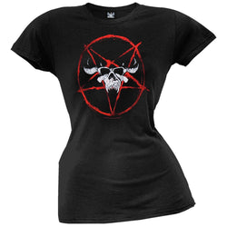 Danzig - Pentagram Skull Juniors T-Shirt